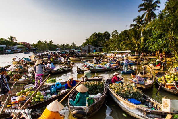 chợ nổi Cái Răng chợ nổi Cái Răng